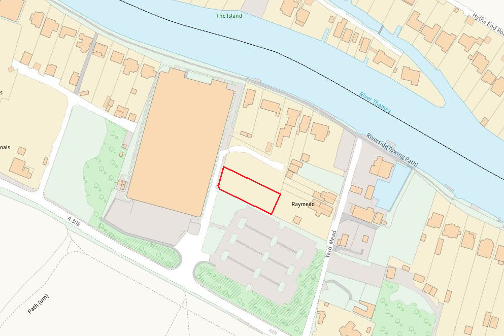 Land adjoining 1 Yard Mead, Egham, TW20 0AB