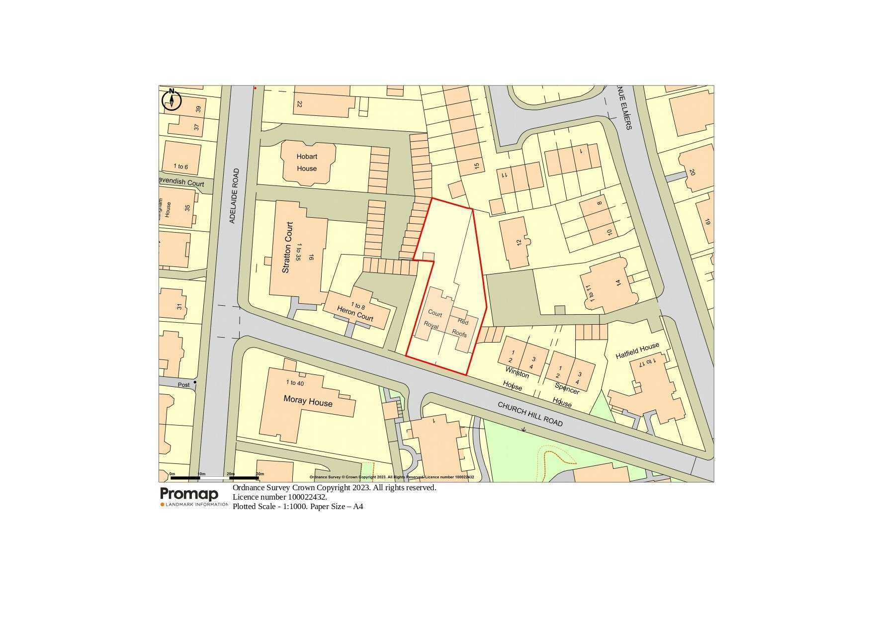 Kt6 Postcode Red Roofs & Court Royal, Church Hill Road, Surbiton, KT6 4UG