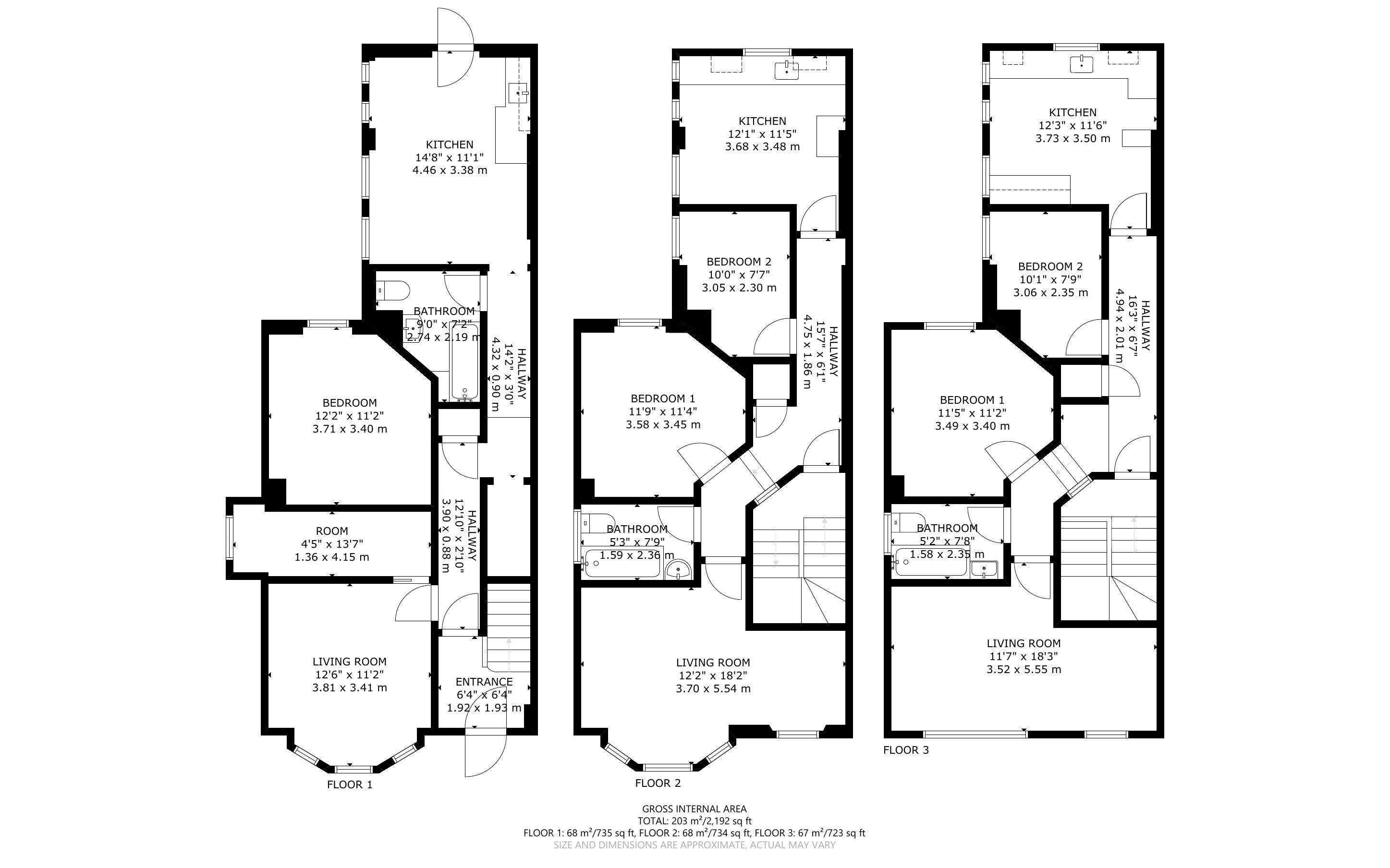 Flats A, B and C, 28 Caldwell Street, Stockwell, London SW9 0EL