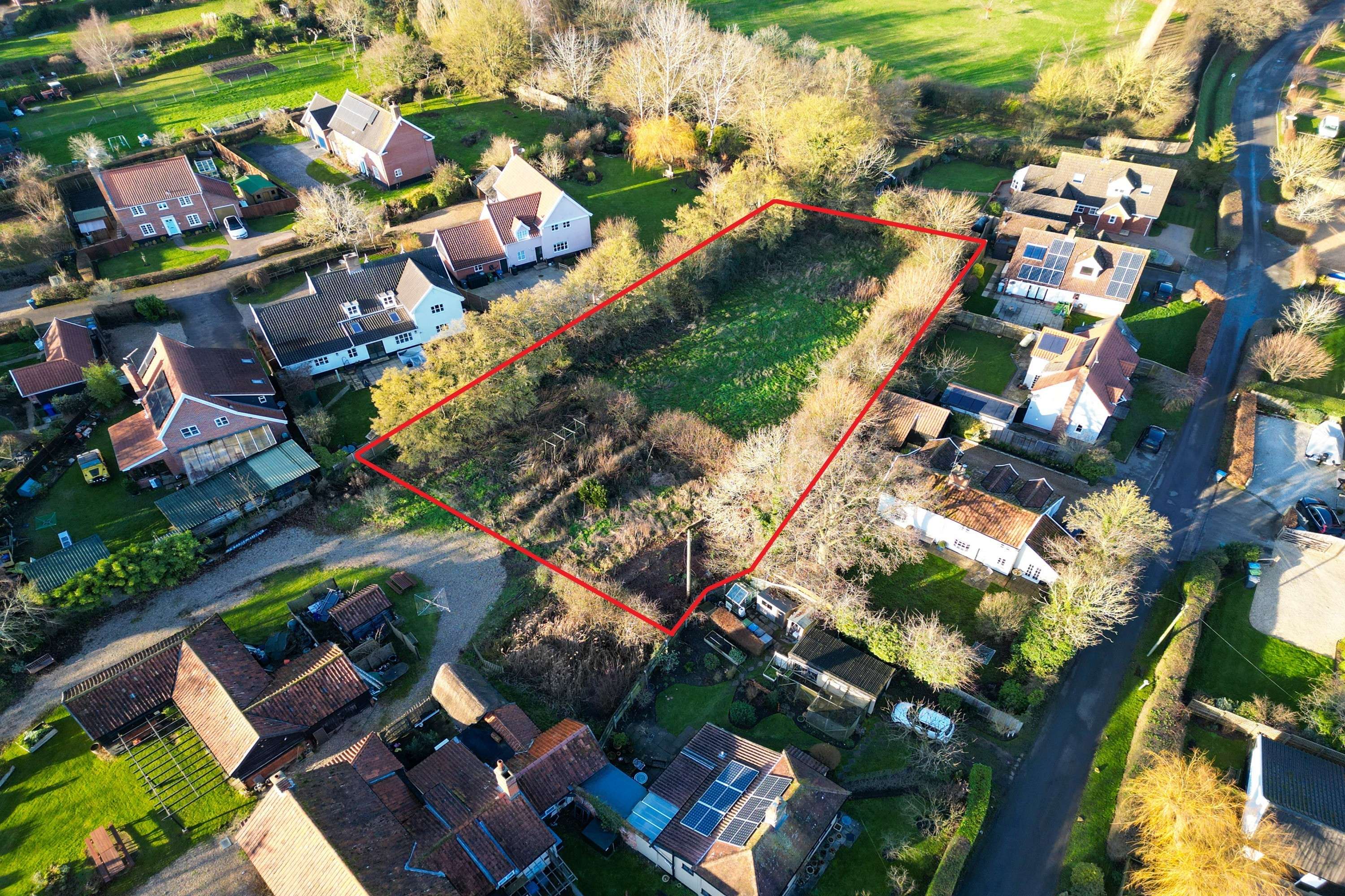 Development land to the rear of The Queen, Brandeston, Suffolk IP13 7AD