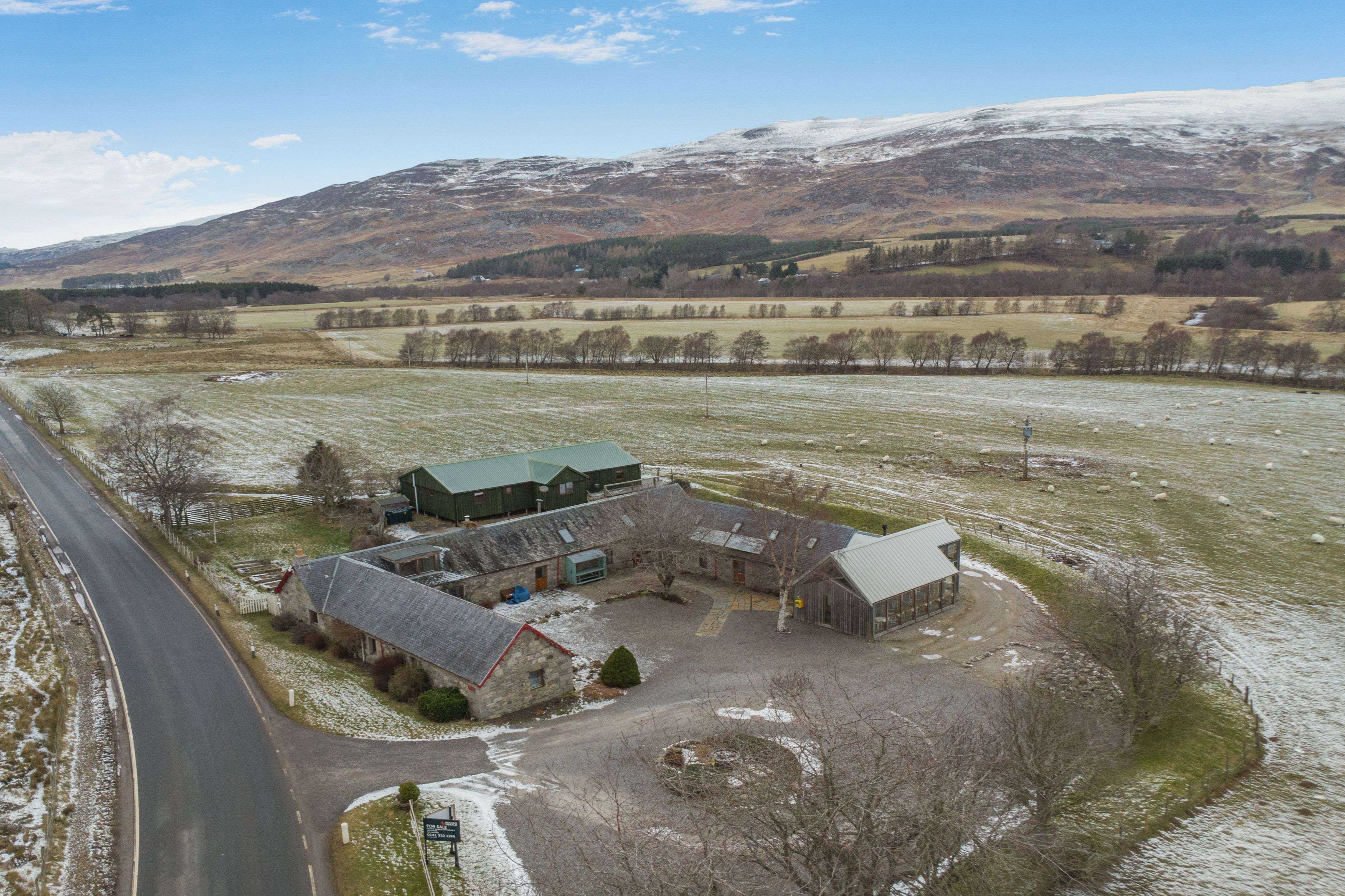 Highland Steading, 
with Cafe and Holiday Accommodation, Laggan Bridge, By Newtonmore, PH20 1BT