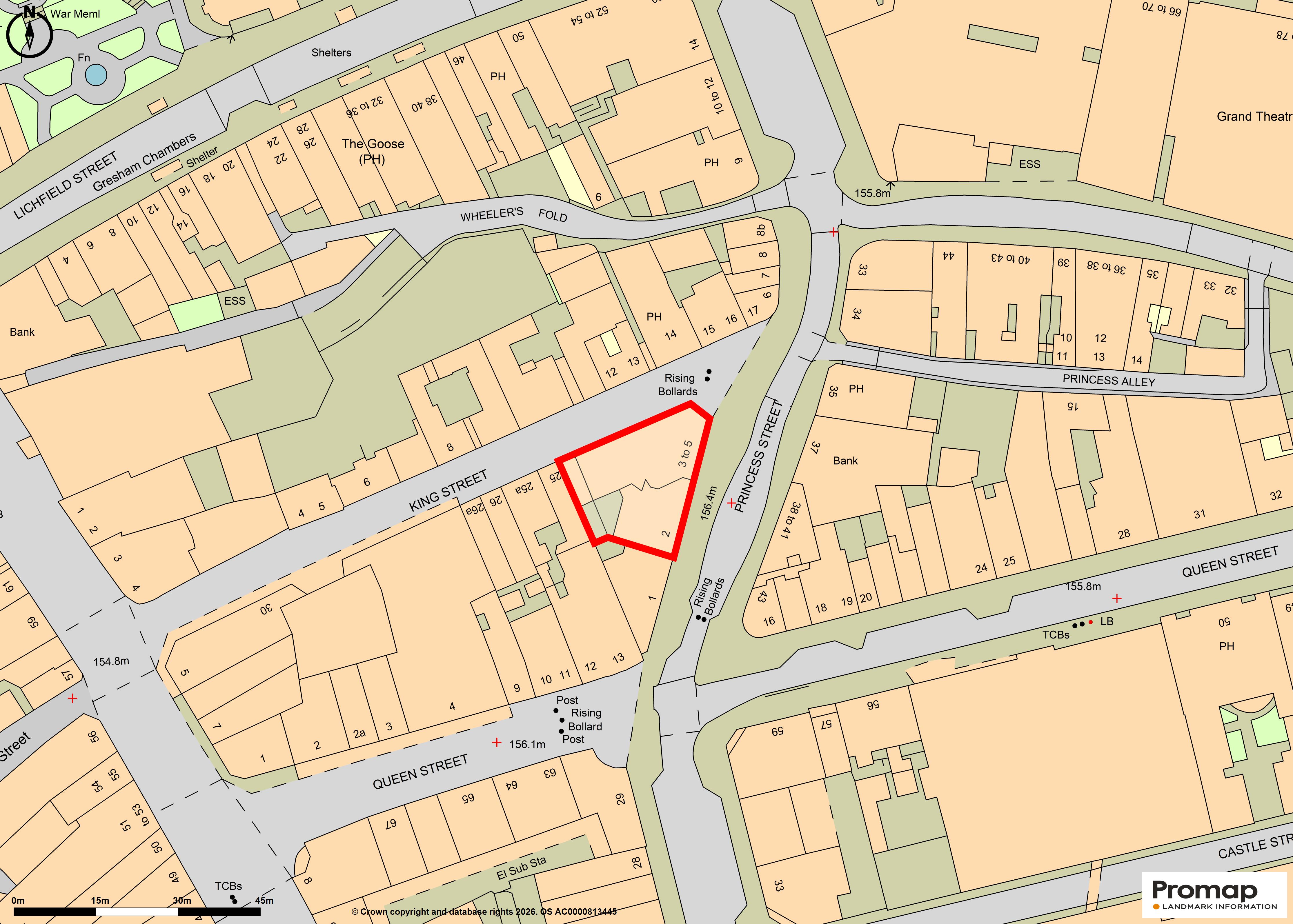 2-5 Princess Street, Wolverhampton, West Midlands WV1 1HD