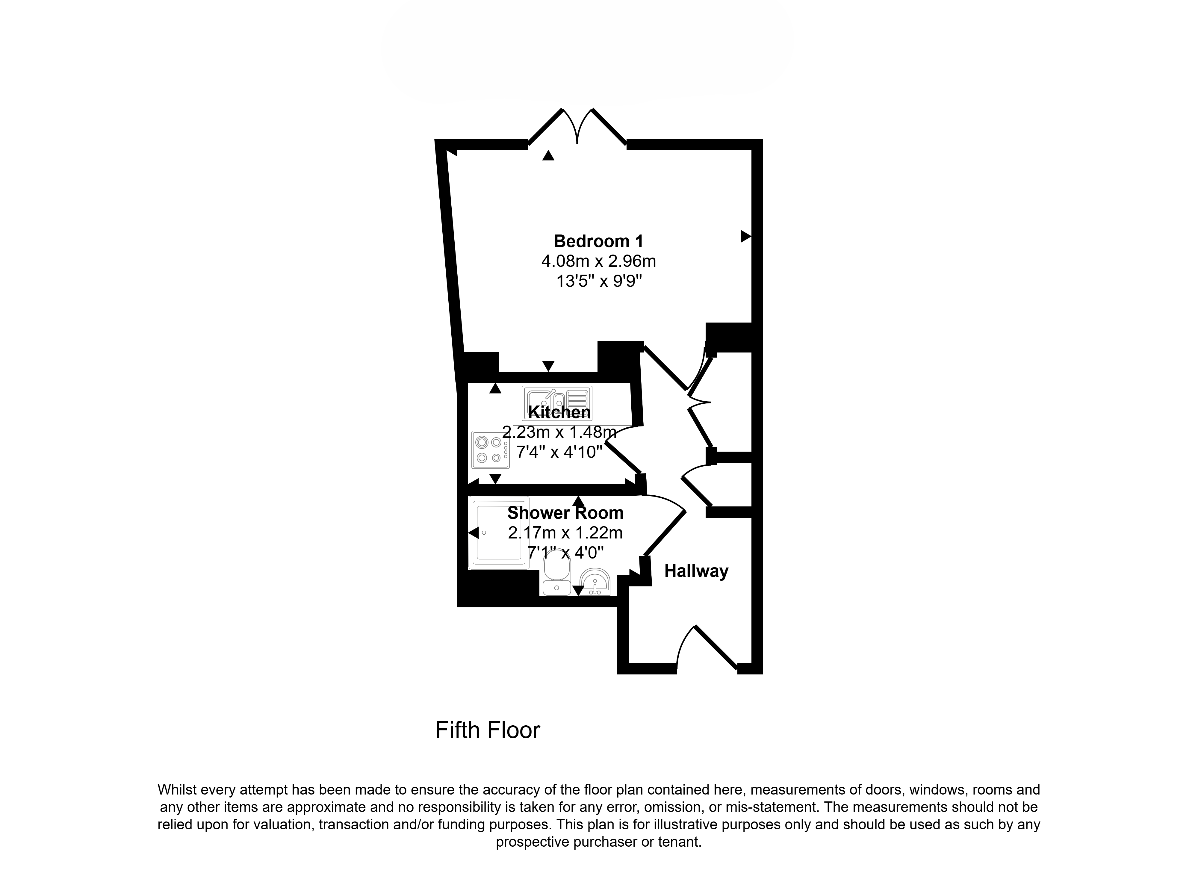 524 New Providence Wharf, 1 Fairmont Avenue, Canary Wharf, London, E14 9PL