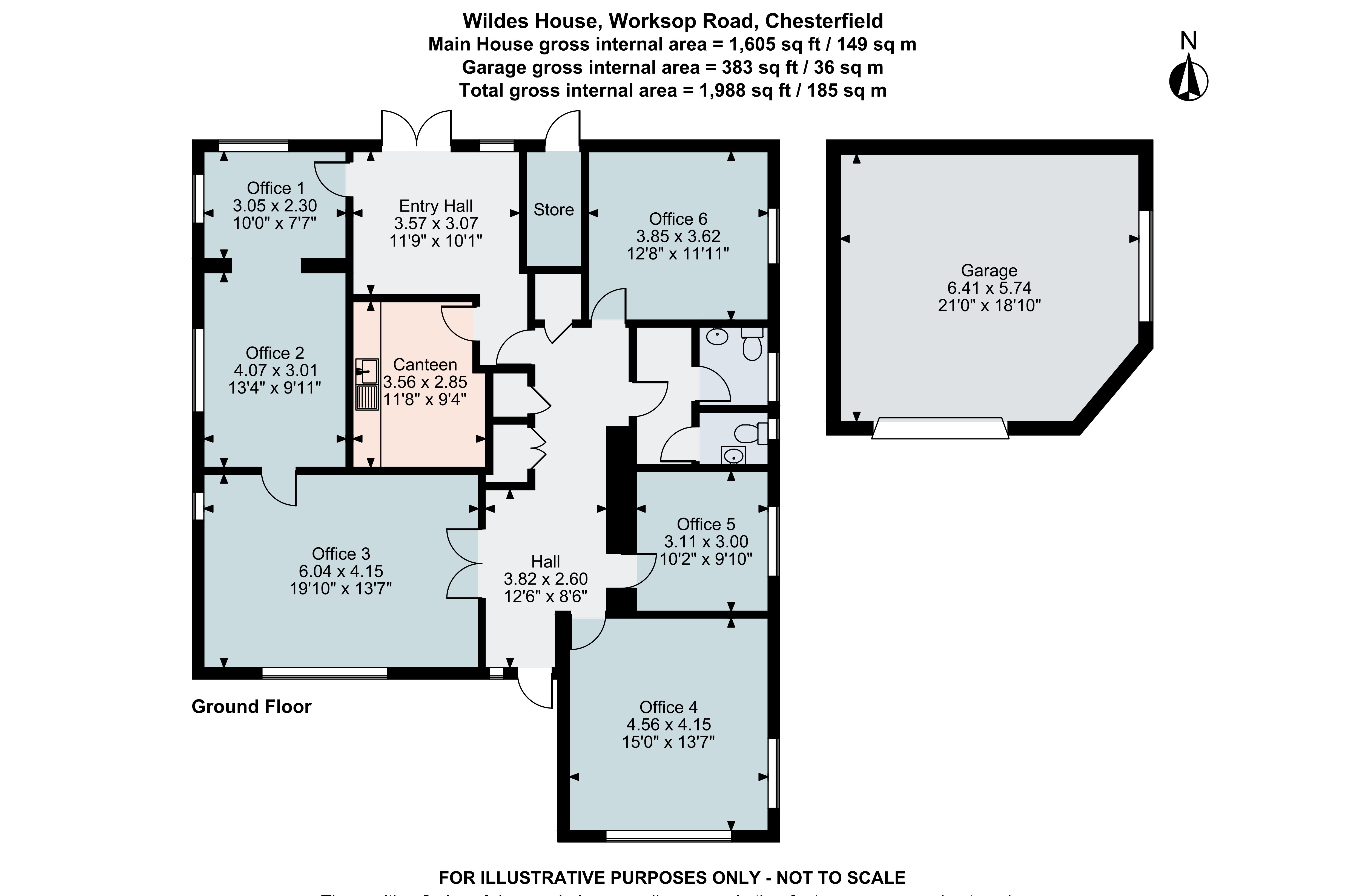 Wildes House, Worksop Road, Clowne, Chesterfield  S43 4TD