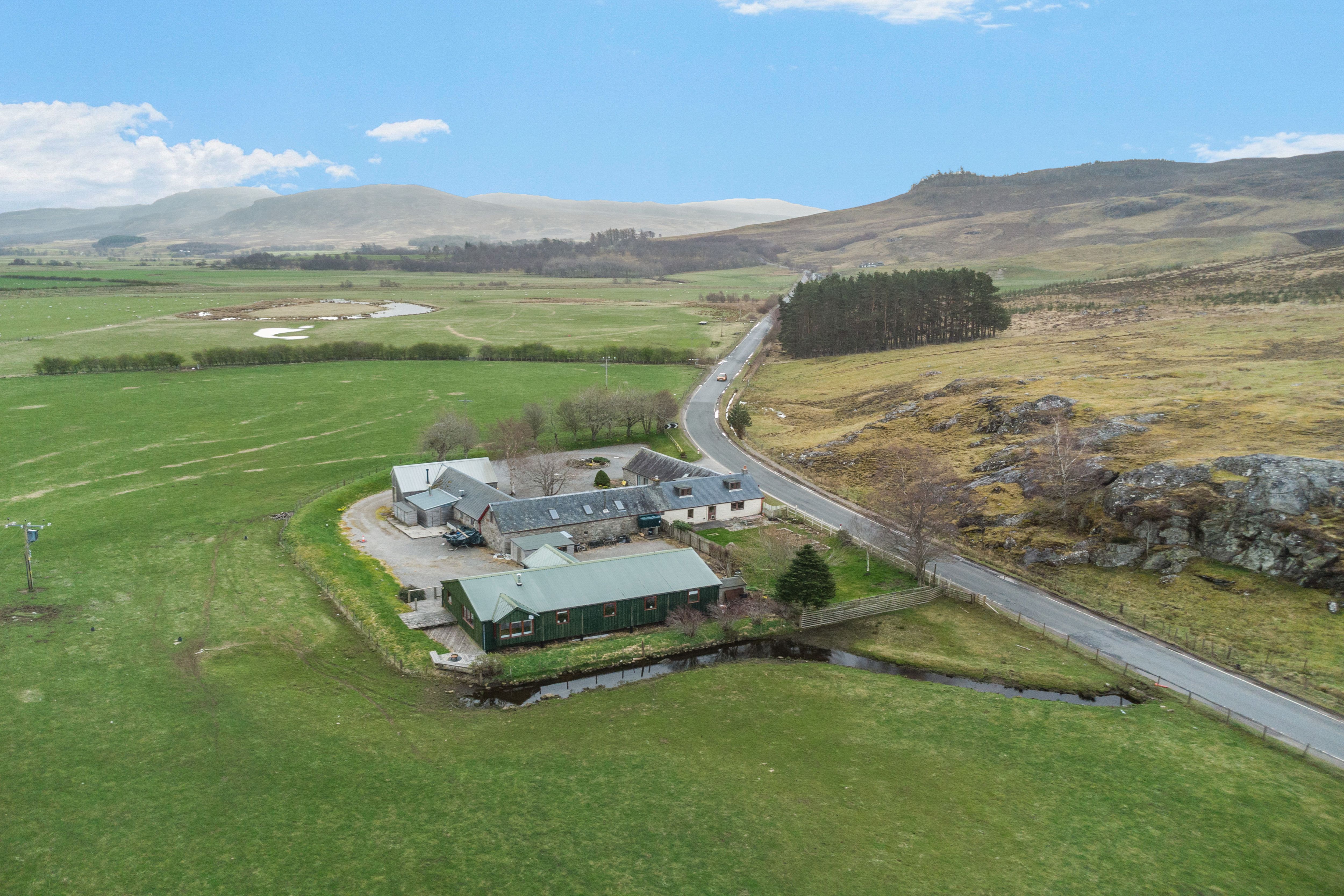 Highland Steading, 
with Cafe and Holiday Accommodation, Laggan Bridge, By Newtonmore, PH20 1BT