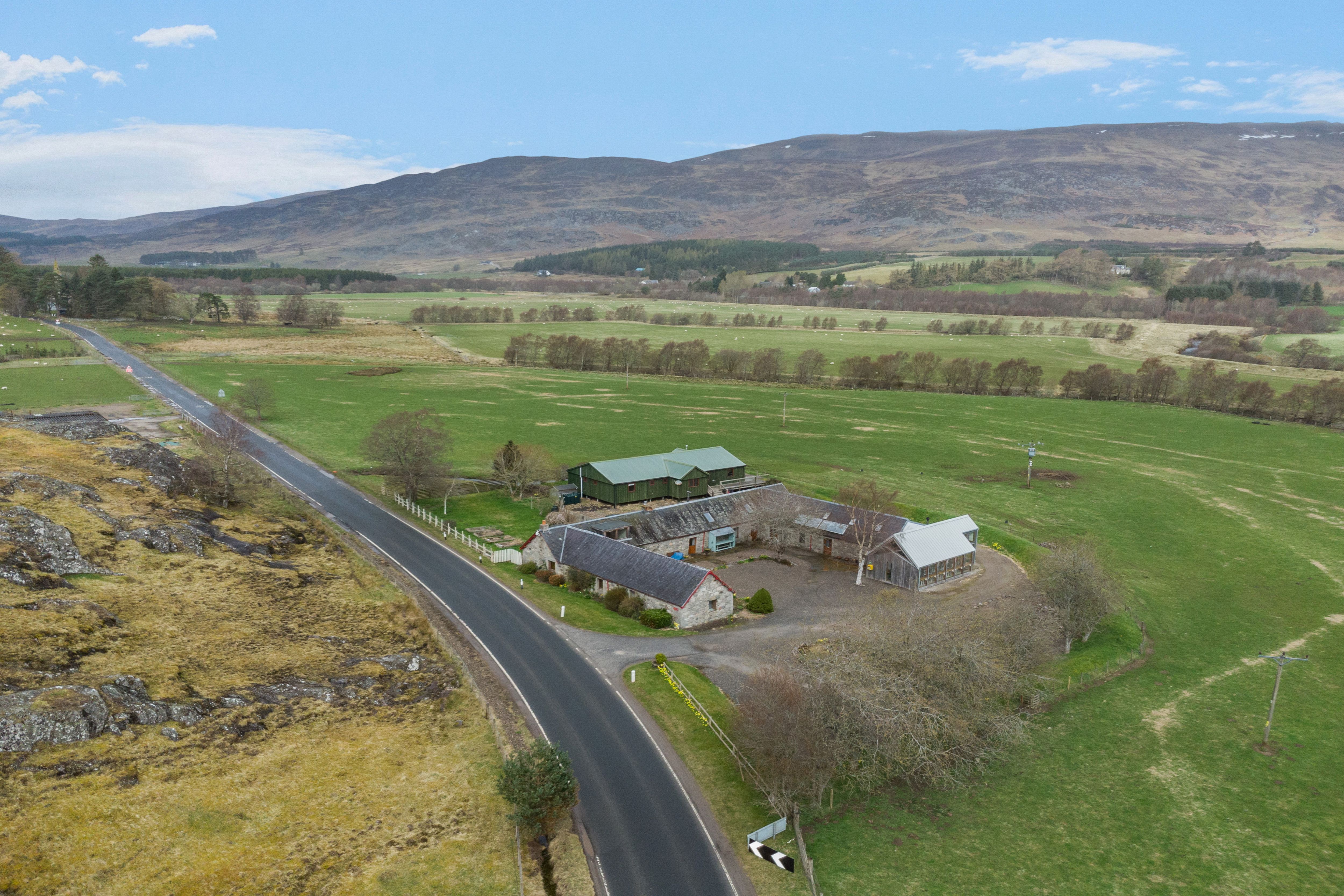 Highland Steading, 
with Cafe and Holiday Accommodation, Laggan Bridge, By Newtonmore, PH20 1BT