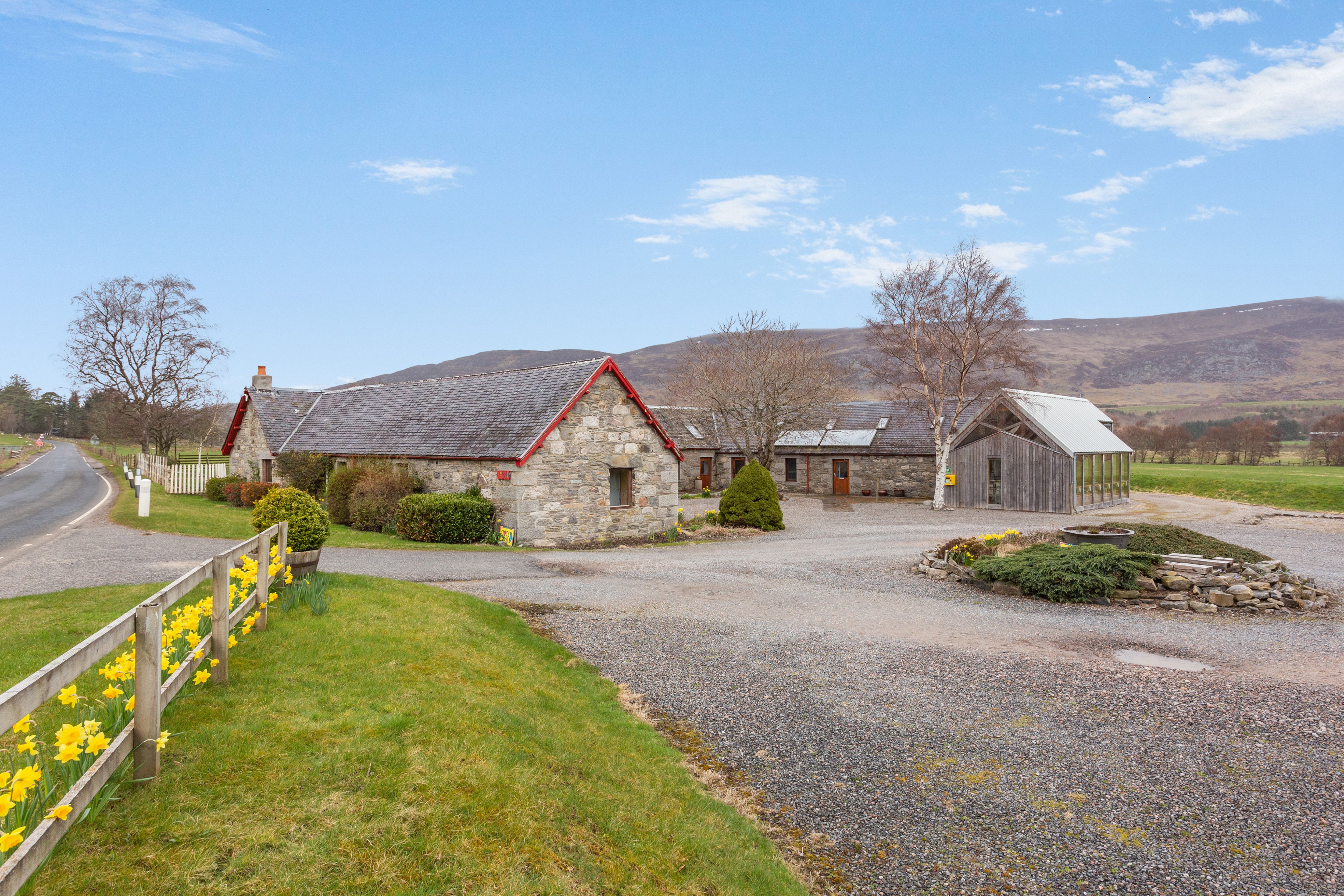 Highland Steading, 
with Cafe and Holiday Accommodation, Laggan Bridge, By Newtonmore, PH20 1BT
