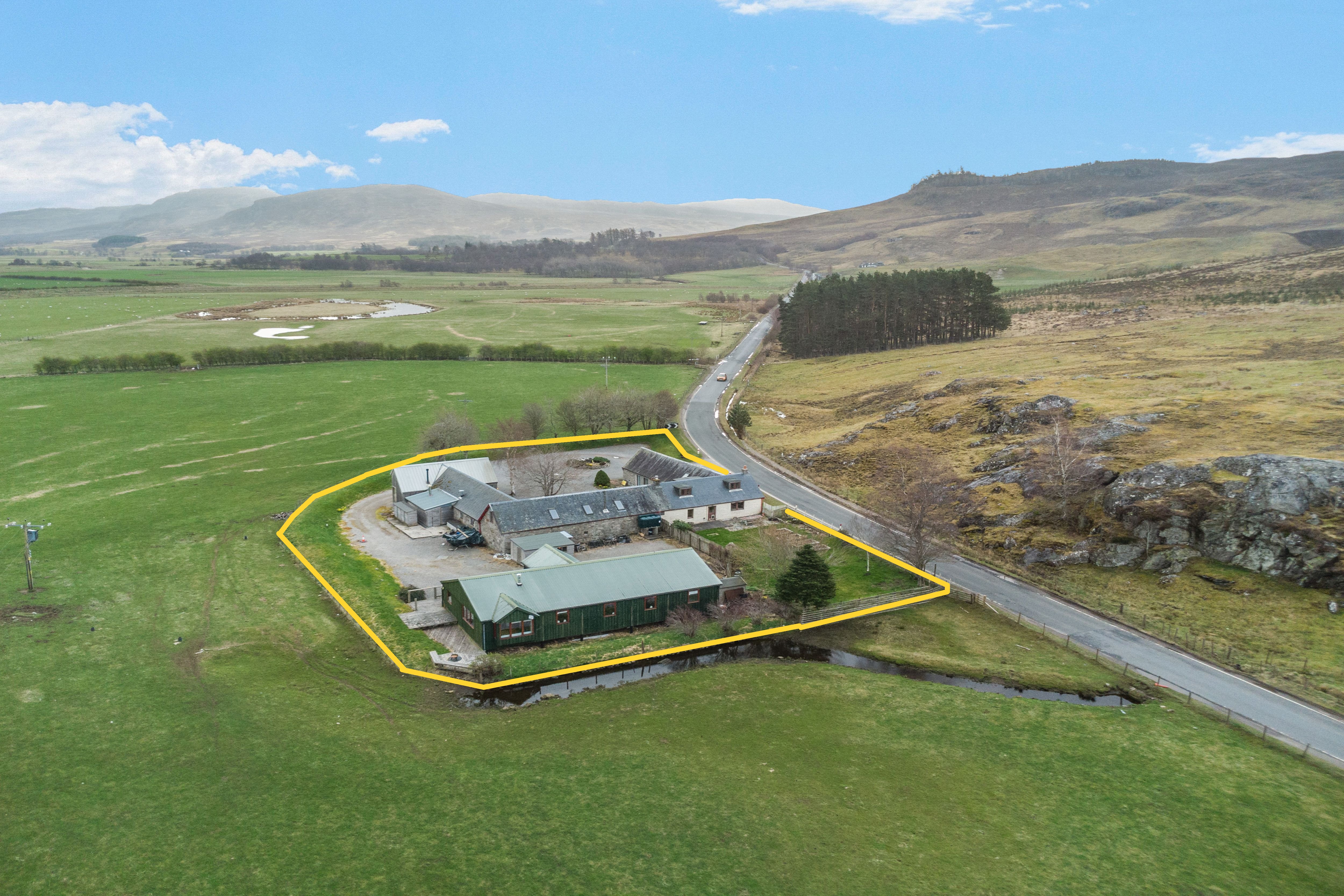 Highland Steading, 
with Cafe and Holiday Accommodation, Laggan Bridge, By Newtonmore, PH20 1BT