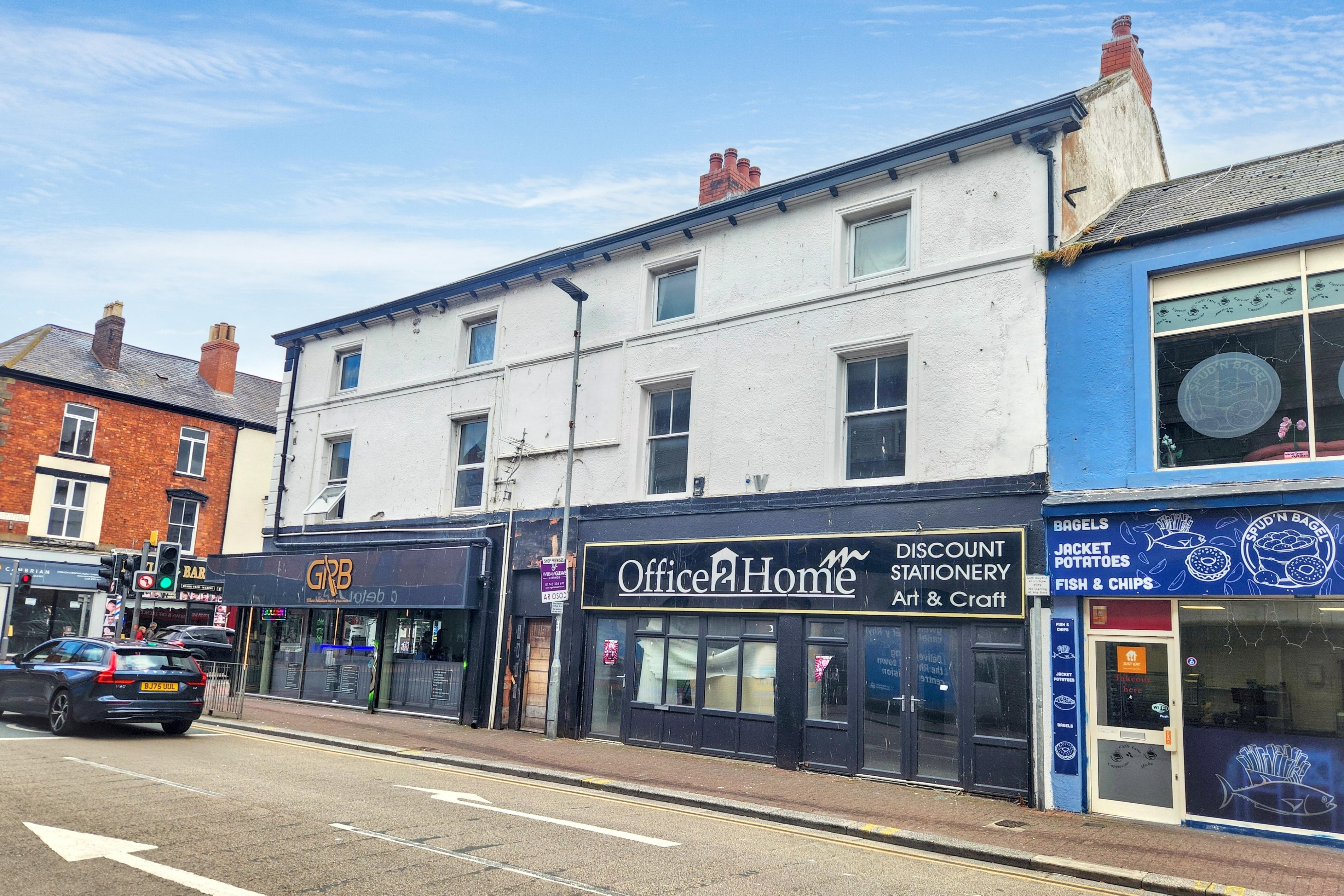 66 66A High Street and 1A Wellington Road, Rhyl, LL18 1UB
