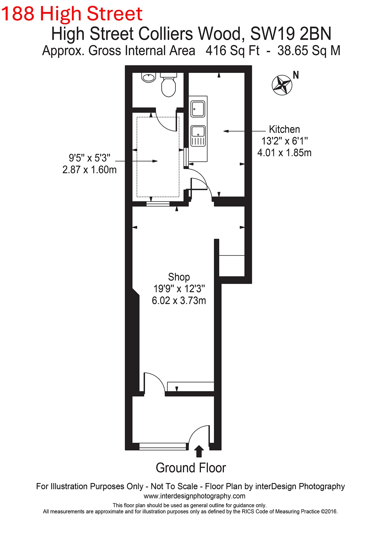 188 & 186 High Street, Colliers Wood, London SW19 2BN