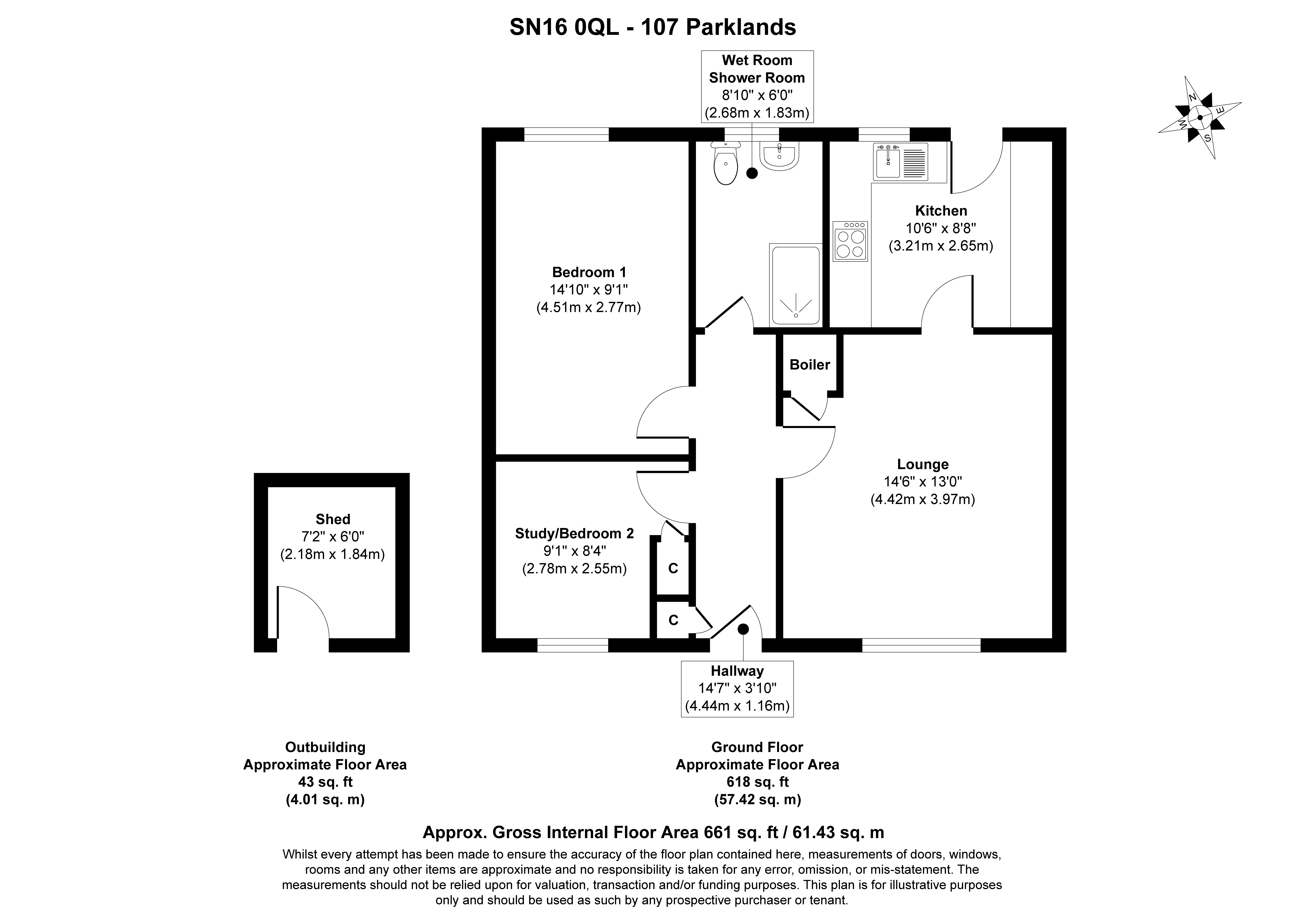 107 Parklands, Malmesbury, Wiltshire, SN16 0QL