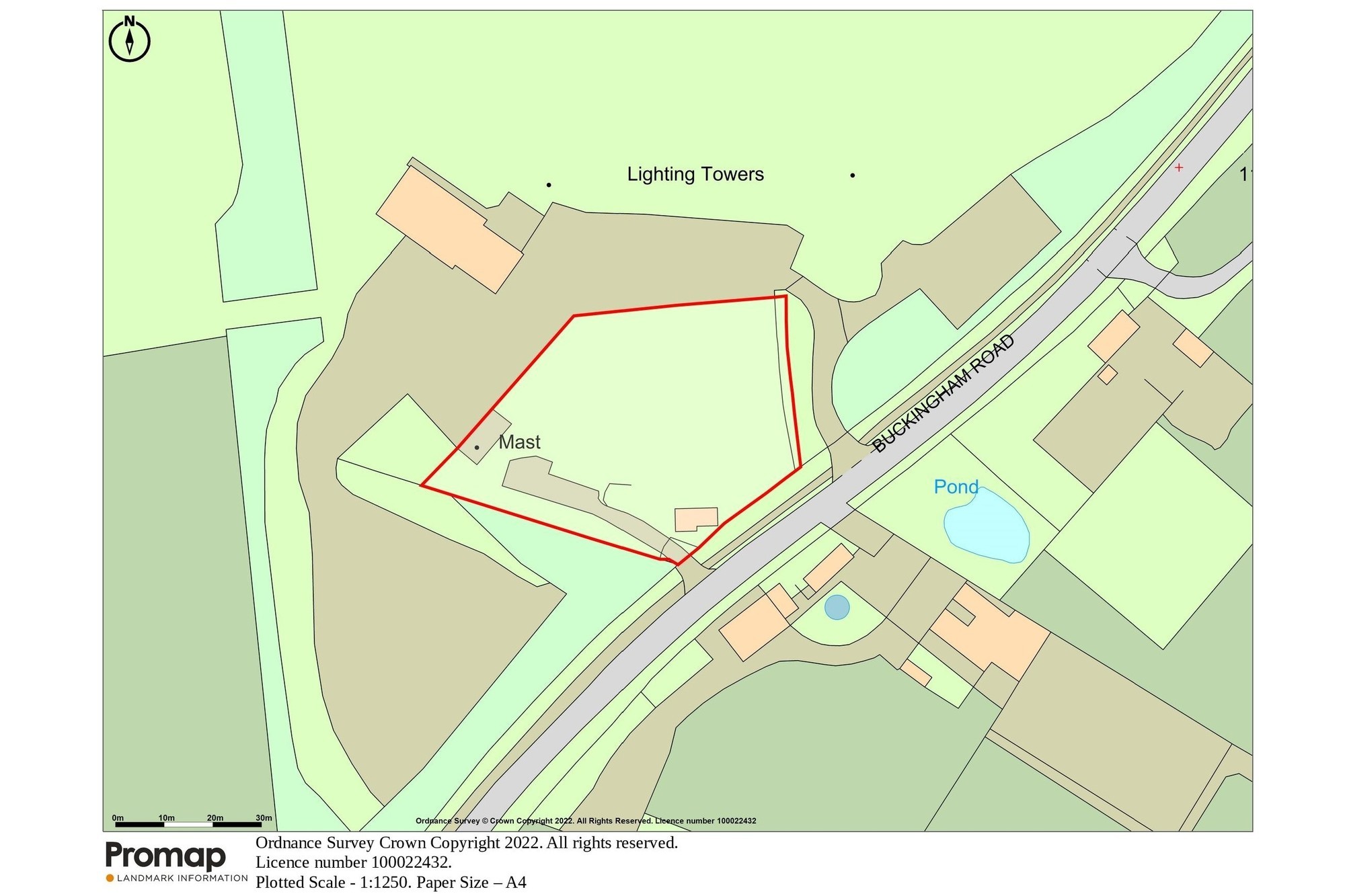 Former Covered Reservoir Site, Buckingham Road, Gawcott, near Buckingham, Buckinghamshire MK18 4JD
