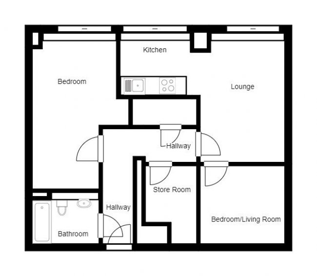 Apartment 142 Brindley House, 101 Newhall Street, Birmingham, B3 1LJ 5