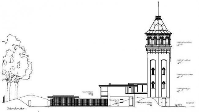 Cox's Water Tower, Cox's Hill, Gainsborough, Lincolnshire DN21 1HH 3