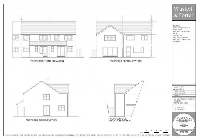 Land adjacent to 18 Swinburne Avenue, Hitchin, Hertfordshire SG5 2RD 6