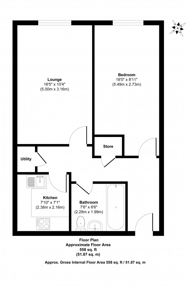 43 Victoria Apartments, Padiham, Burnley, Lancashire BB12 8PX 2