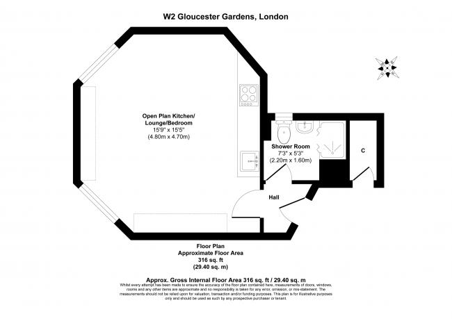 68CM Gloucester Gardens, Paddington, London W2 6BN 5