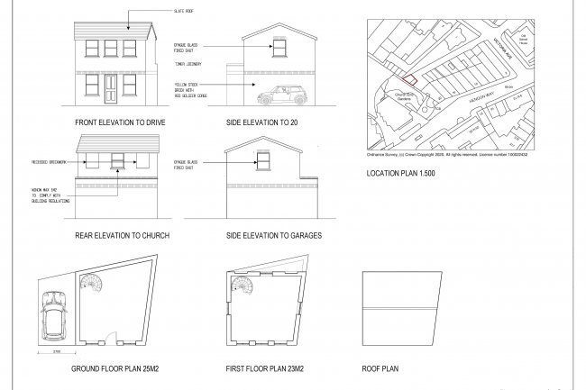 Land rear of 20 Hendon Lane, Finchley, London, N3 1TR 2