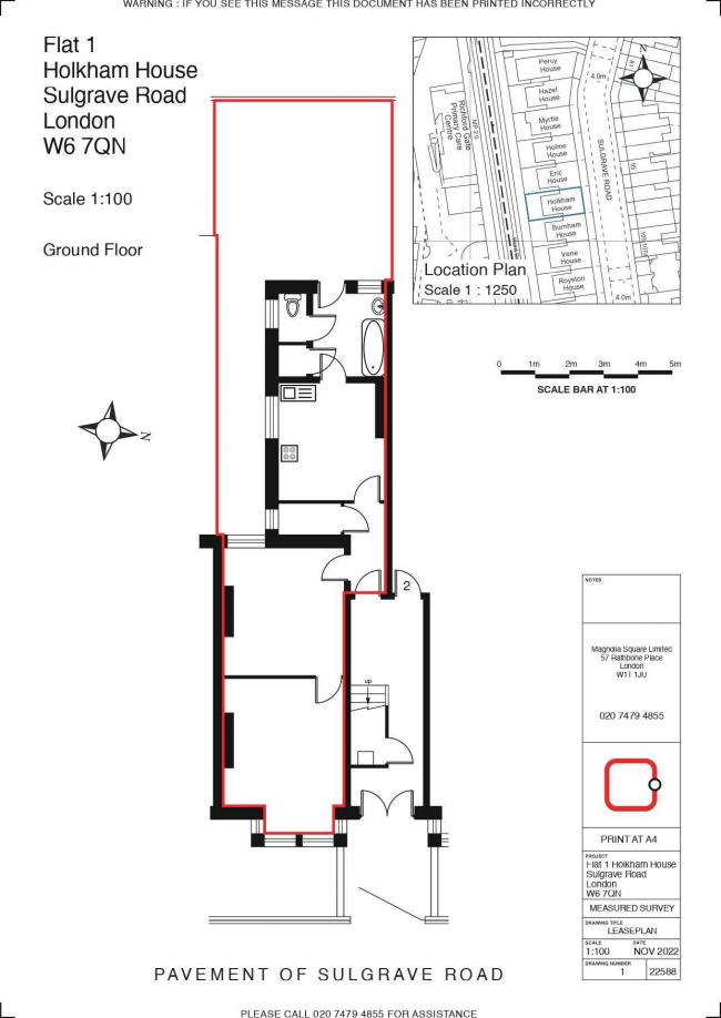 Flat 1, Holkham House, Sulgrave Road, London, W6 7QN 2