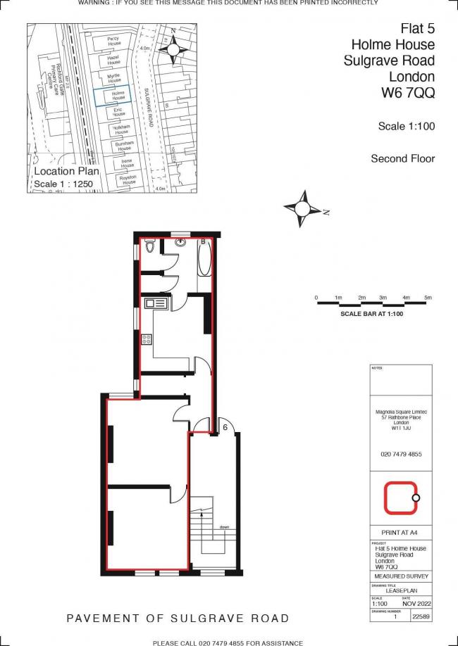 Flat 5, Holme House, Sulgrave Road, London W6 7QQ 5