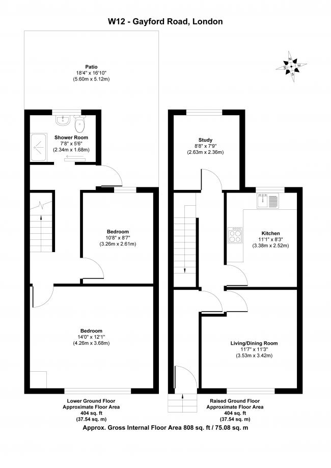 20A Gayford Road, London W12 9BN 1