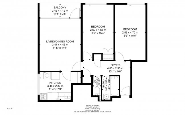 9 Beckley House, Hamlets Way, Mile End, London E3 4SZ 10