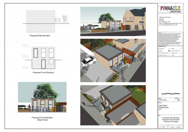 Land and buildings on the South side of Cairo Road, Walthamstow, London E17 3BA 1