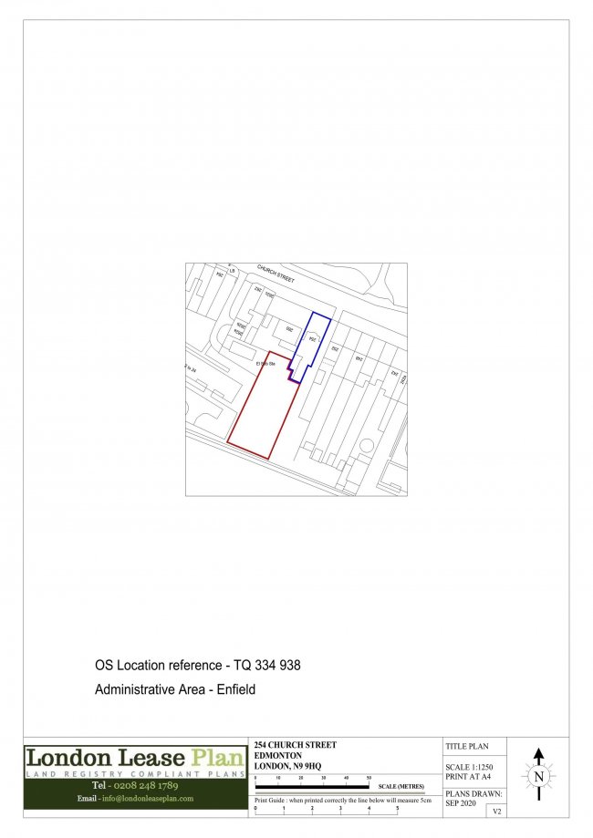 Land to the rear of 254 Church Street, Edmonton, London, N9 9HQ 1