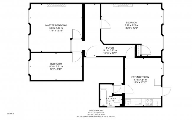 2 Nightingale Mansions, 42-44 Nightingale Lane, Balham, London SW12 8TN 
 4