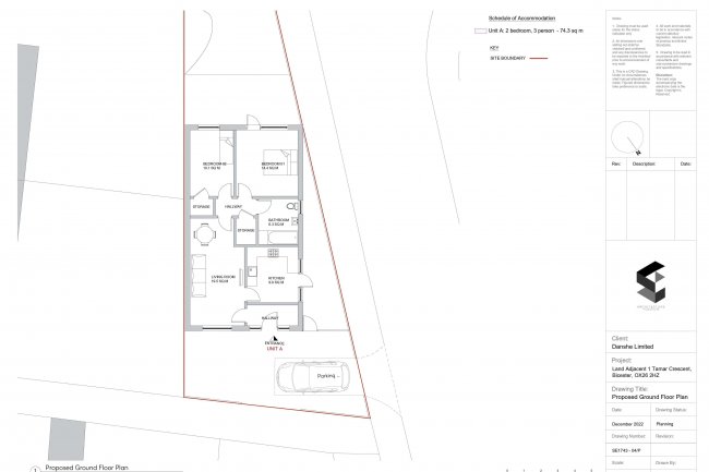 Land adjacent 1 Tamar Crescent, Bicester, Oxfordshire, OX26 2HZ 
 5