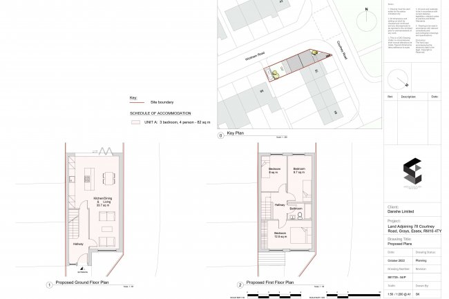 Land adjoining 78 Courtney Road, Grays, Essex, RM16 4TY 
 9