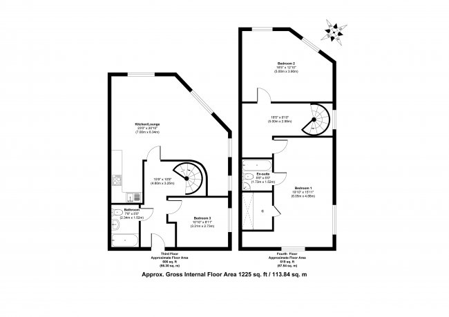 Flat 9 Wilton Exchange, Elm Grove, Pelham Road, Southsea, PO5 3DG
 1