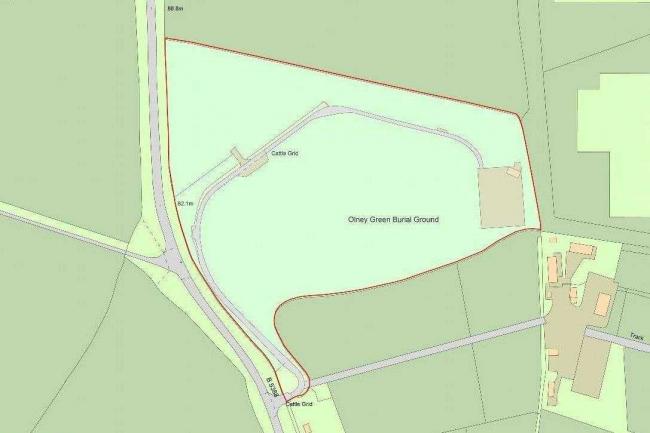 Olney Green Burial Ground, Yardley Road, Olney, MK46 5EH 
 1