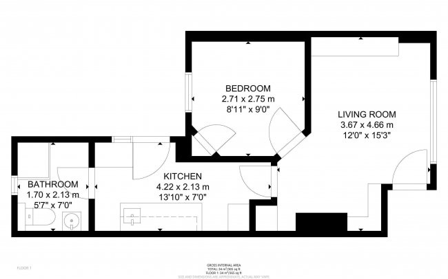 1 2 4 and 5 Parkside, Golfe Road, Ilford, Essex, IG1 1SX
 3