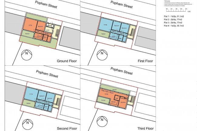 Garages 1-5 and 7 & 8, 
Findon Lodge, Popham Street, London, N1 8QL 8