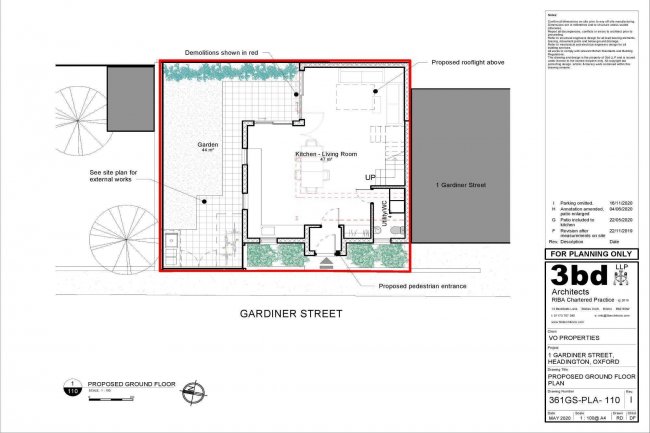 Land adjacent to 1 Gardiner Street, Oxford, Oxfordshire, OX3 7AW 3