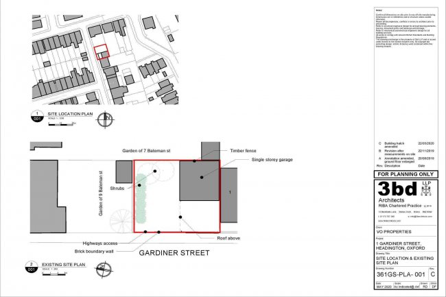 Land adjacent to 1 Gardiner Street, Oxford, Oxfordshire, OX3 7AW 3