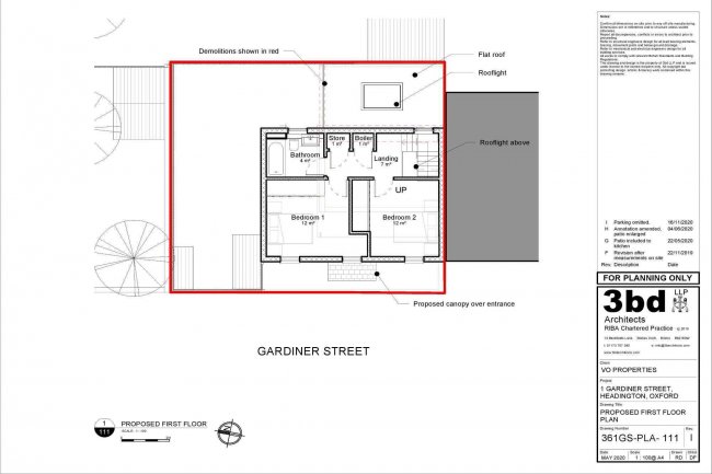 Land adjacent to 1 Gardiner Street, Oxford, Oxfordshire, OX3 7AW 3
