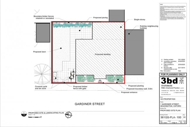 Land adjacent to 1 Gardiner Street, Oxford, Oxfordshire, OX3 7AW 3