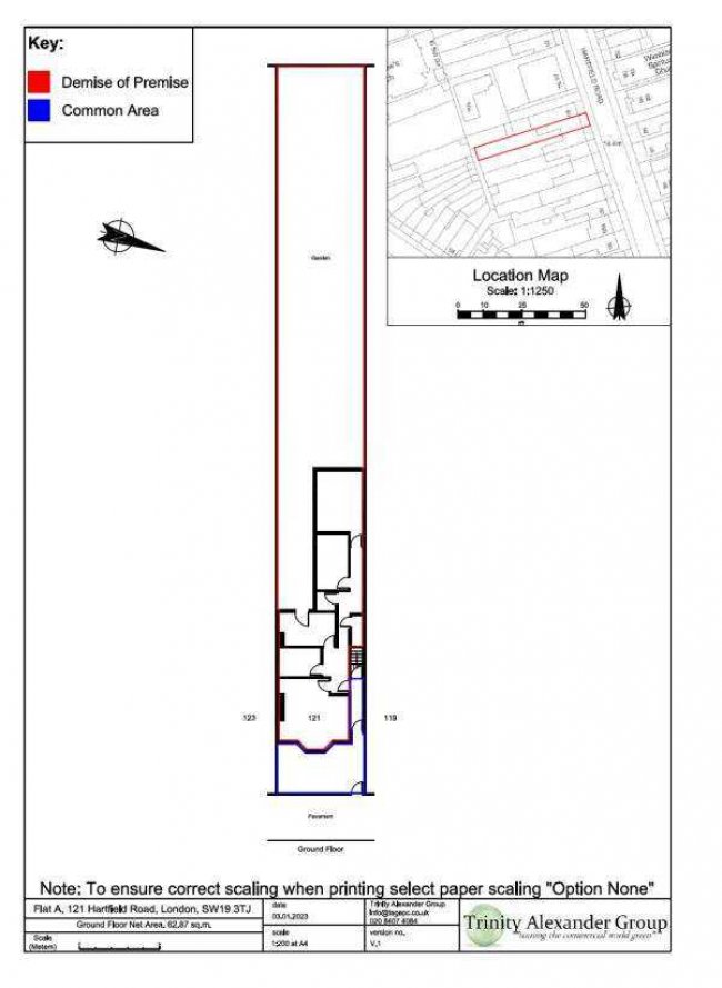 121a Hartfield Road, Wimbledon, London SW19 3TJ 1