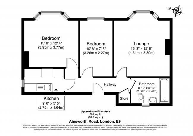 34c Ainsworth Road, Hackney, London E9 7LP 6