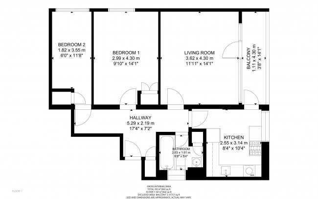 38 Ballinger Point, Bromley High Street, Bow, London E3 3EH 1