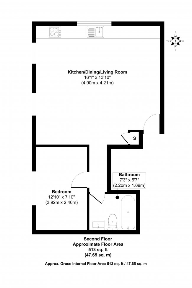 Flat 6, 35 Chatsworth Road, Croydon, CR0 1HE 3