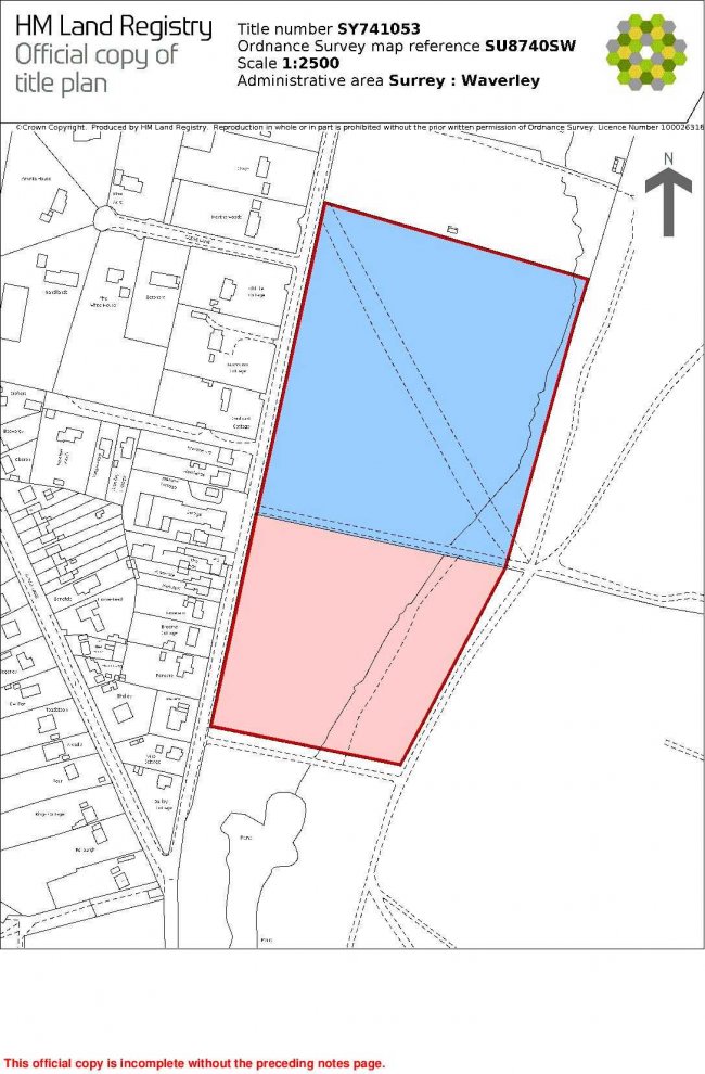 Land on the east side of Tilford Road, Rushmoor, Hindhead, GU10 2EP 2