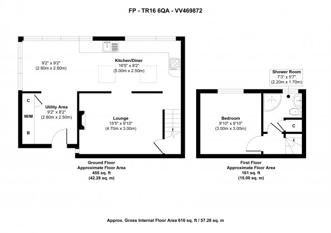 33/35 Loscombe Road, Four Lanes, Redruth, Cornwall, TR16 6QA 6