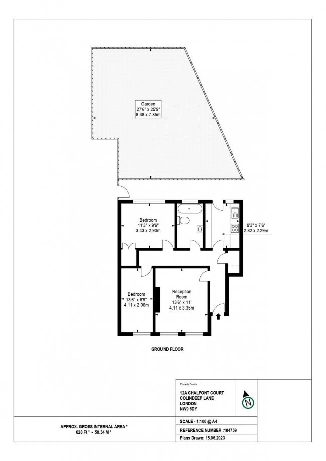12a Chalfont Court, Colindeep Lane, London, NW9 6DY 1