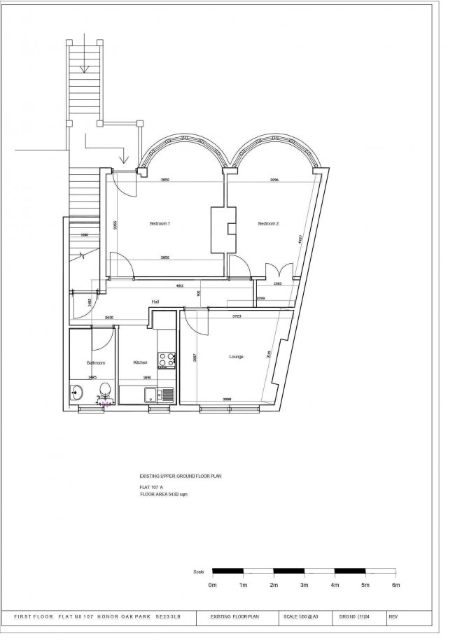 107 and land rear of 105 Honor Oak Park, Honor Oak, London SE23 3LB 1