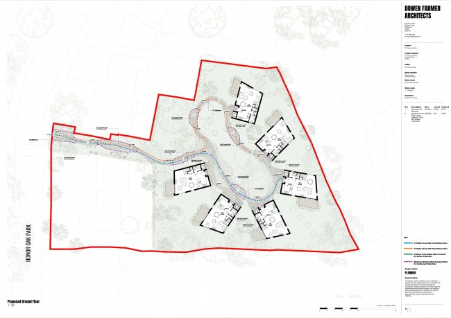 107 and land rear of 105 Honor Oak Park, Honor Oak, London SE23 3LB 1