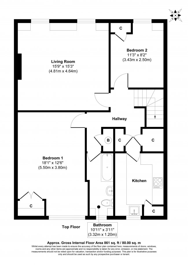 Flat 4, 12 The Circus, Bath BA1 2ES 7