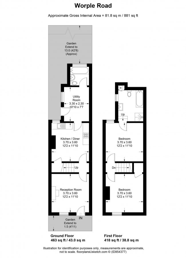 17 Worple Road, Isleworth TW7 7AZ 1